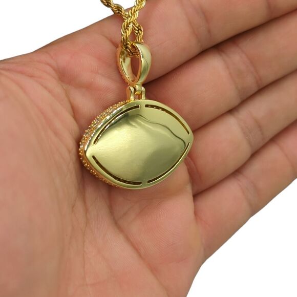 18" x 3mm Rope Chain - Gold Finish Eye - Picture 5 of 10